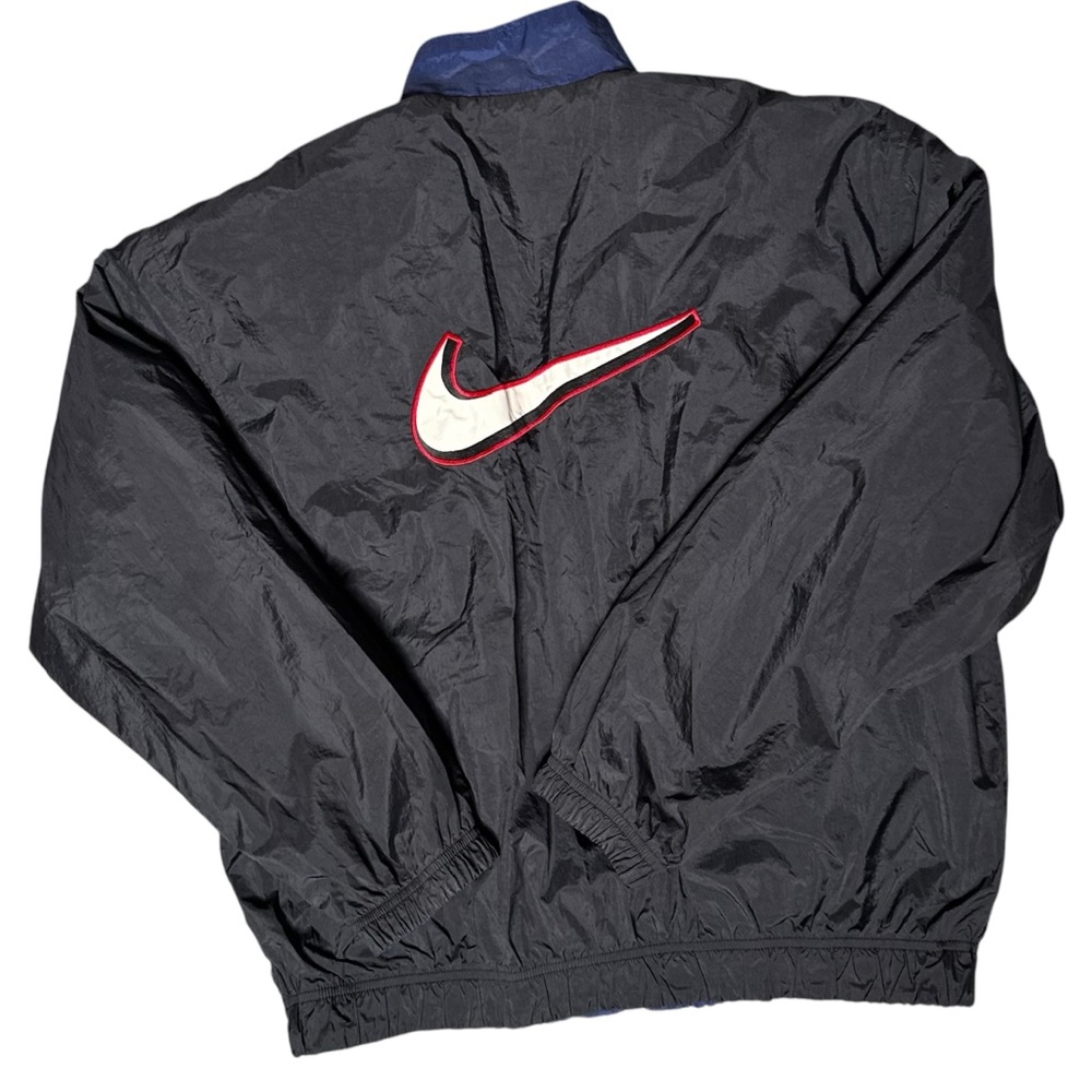 VTG 90’s Reversible Nike Swoosh Tracksuit Jacket & Pants L - Picture 3 of 11